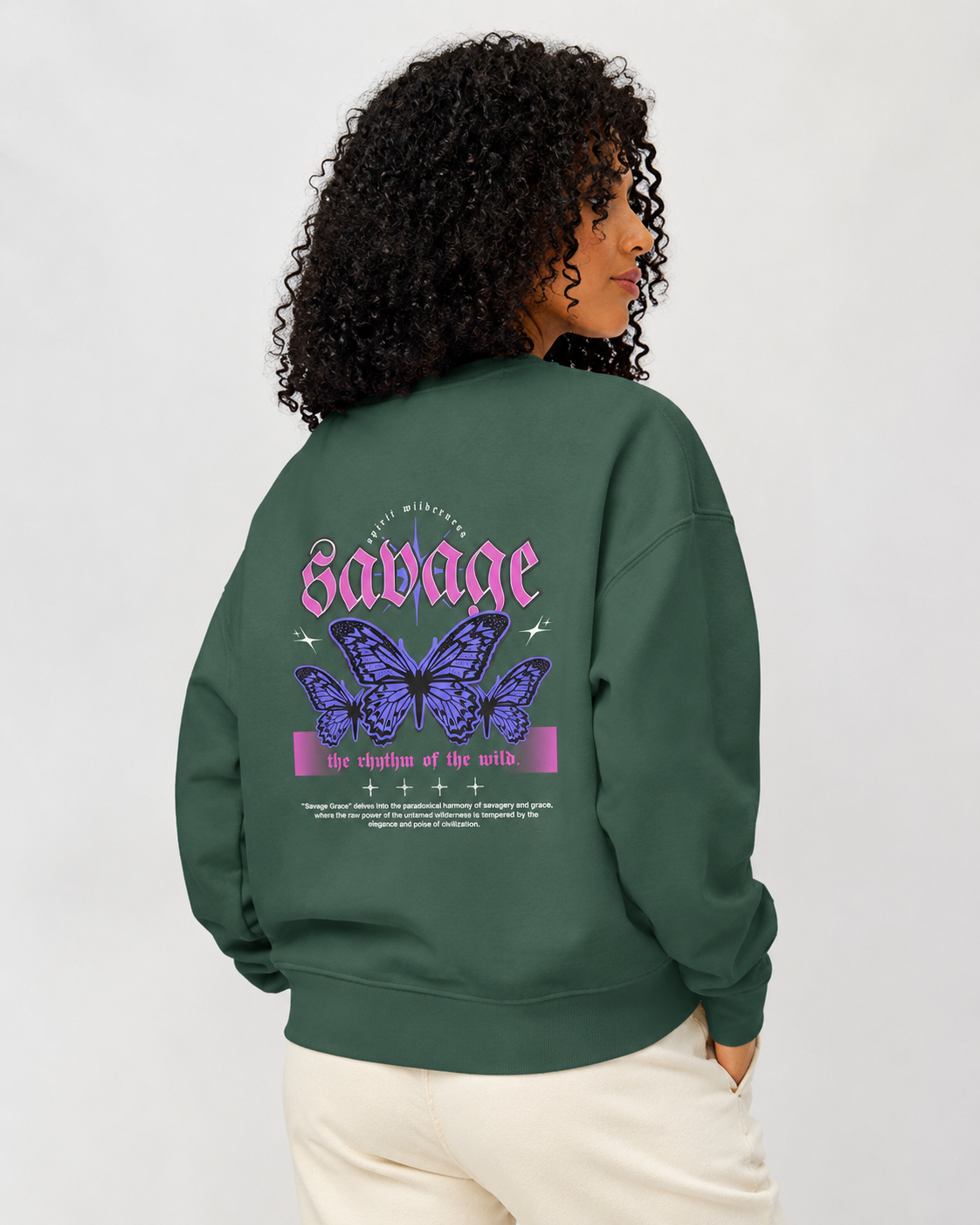 ZN Savage Butterfly Sweatshirt